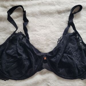Elegant Black Lace Bra